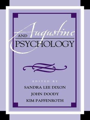 cover image of Augustine and Psychology